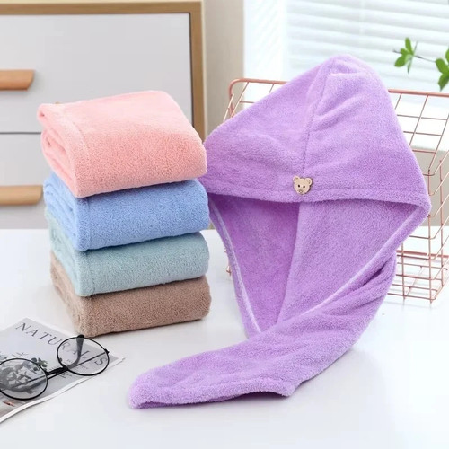 Hair towel wrap for wet - wet,