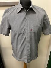 levis sta prest Short Sleeve Shirt Grey Medium 42”
