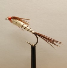 3 x MAYFLY, LONG SHANK NYMPH