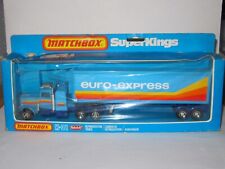 MATCHBOX SUPERKINGS K-31 PETERBILT REFRIDGERATION TRUCK 'EURO-EXPRESS' MIB