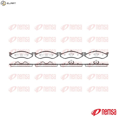 Brake pad set disc - brake,