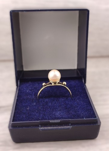 14kt gold pearl - 14kt, ring