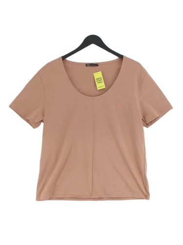 Zara women shirt m pink - t-shirt,
