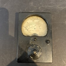 VINTAGE WW2 military Volt meter Ferranti 1944