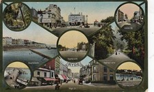 R 267 ISLE OF WIGHT - EARLY MULTIVIEW POSTCARD OF RYDE, 1915