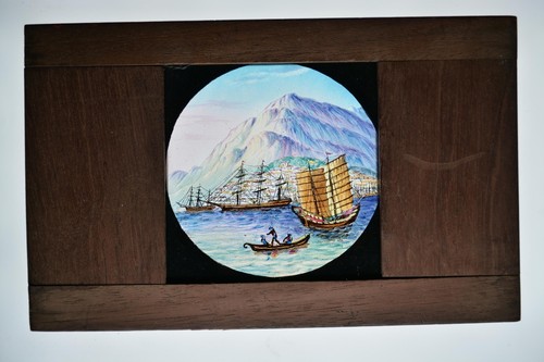 Chinese junk sailing - ship, port
