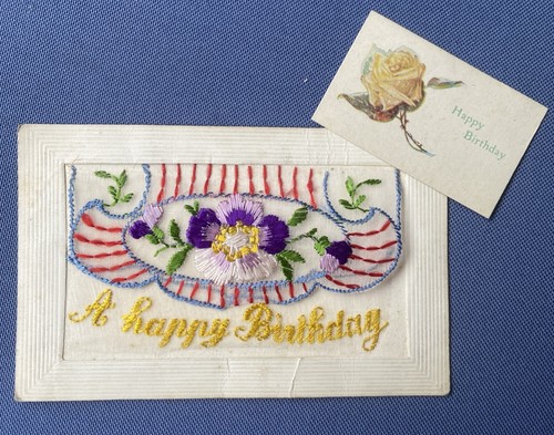 Ww1 embroidered silk - ww1,