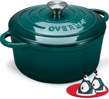 Overmont 4.2L 24cm Cast Iron