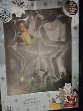 ?Disney Tinkerbell Light Up Tree Topper Boxed Great Condition ?