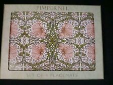 NEW LEONARDO COLLECTION WILLIAM MORRIS "PIMPERNEL" PLACEMATS X 4
