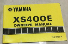 XS400E Owners Manual Yamaha