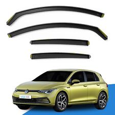 VW GOLF MK8 2020-onwards 5 Door Hatchback Wind Deflectors 4pc Edgevisors Tinted