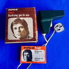 PIFCO Ranger Retro Vintage Travel Hairdryer for men 50s 60s