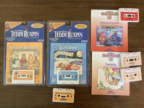 Teddy ruxpin book - book, cassette