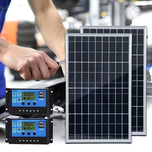 Set 20w solar - panel, 100a