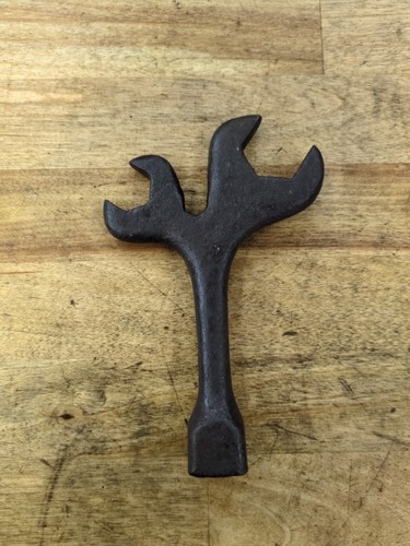 Antique farm wrench - wrench,