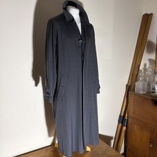 Gents Aquascutum Slate Grey Light Trench Coat .Fully Lined.Size XL .46" .EU 56.