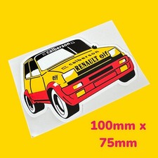 Elf Renault Sport Calberson Rally Vintage Classic Vinyl Sticker Rallies Rallye