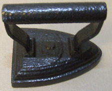 Heavy Old Antique Cast Iron Flat Iron Door Stop fireplace stove canal pub bar