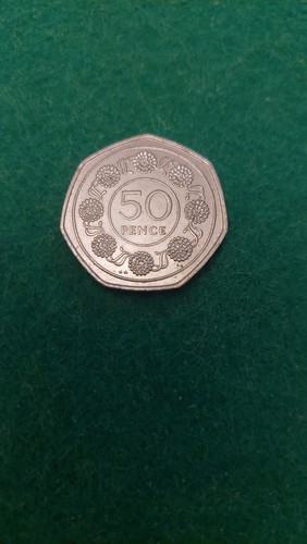1988 gibraltar 50p - 1988, pence