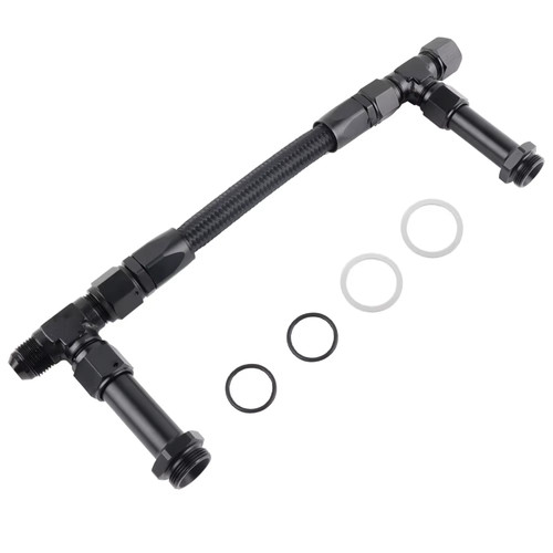 Holley black braided dual - 8,