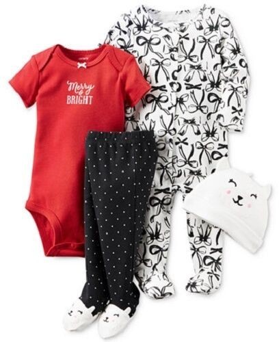 Carter baby girls - 4, pc