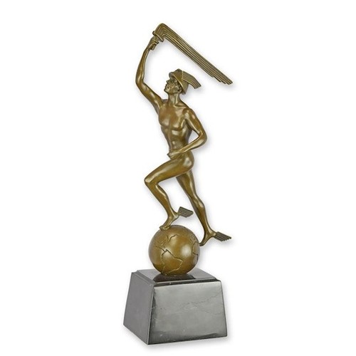 Bronze sculpture mercury - sculpture,