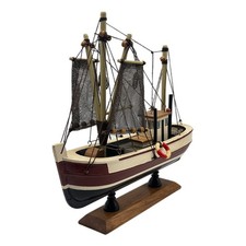 Vintage Wooden Fishing Boat