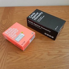Cards Against Humanity & Weird Things - 2x Card Games - UK - Adult Humour 17+