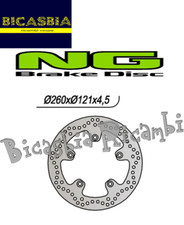13503 - Front Brake Disc NG 1040 Suzuki 250 400 650 AN Burgman