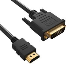 2m GOLD HDMI TO DVI CABLE LEAD