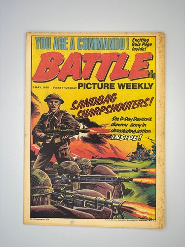 Battle picture weekly comic - battle,