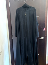Islamic Fancy Airline Abaya Dress Black
