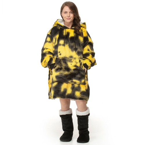 Oversized hoodie blanket tie - oversized,