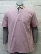 Ex White Stuff Men's Pink Short Sleeve Rugby Polo Size - L