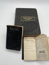 Bible and prayer books - and,