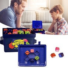 with 80 Colorful Dice Dumpster