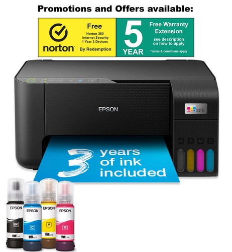 Epson ecotank 2860 inkjet - epson,