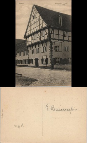 Postcard soest brinkmann - postcard, brinkmann's