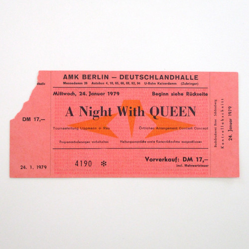 Queen deutschlandhalle berlin - queen,