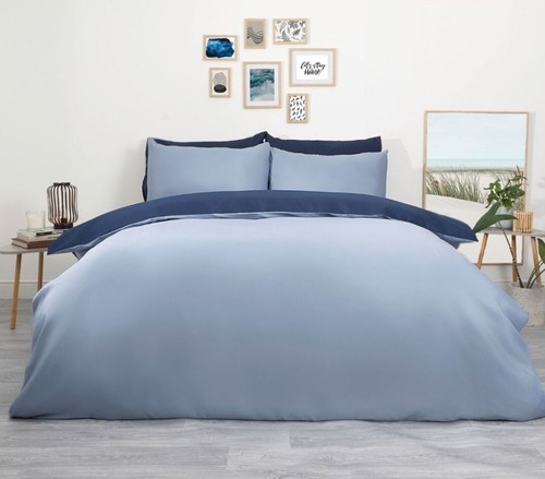 Plain dyed reversible duvet - reversible,