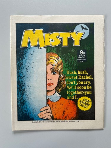 Misty comic november 18th 1978 - comic,