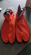 Japanese Samurai Jika-Tabi Boots Red Split Toe JP 28.0 (UK 9–9.5 / EU 43-44)