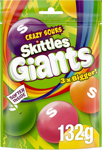 Skittles crazy sours giants - crazy,