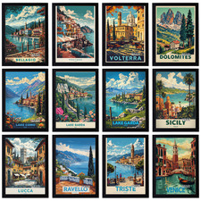 Vintage Travel Holiday Poster