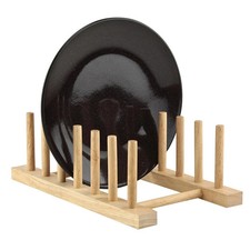 Bamboo Wood Dish Drainer Plate