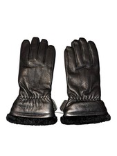 Aspinal of London Deerskin Leather Gloves with Shearling Cuff £195