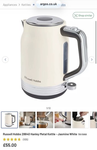 Russell hobbs hanley kettle - hanley,