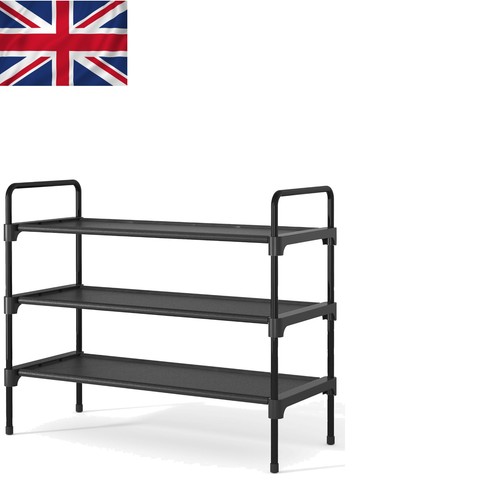 Compact stackable shoe rack - stackable,