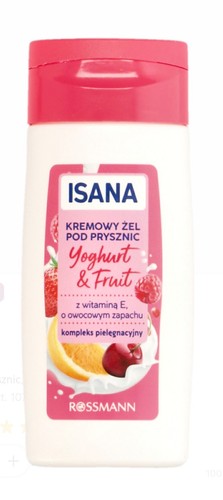 Isana yoghurt fruit shower - yoghurt,